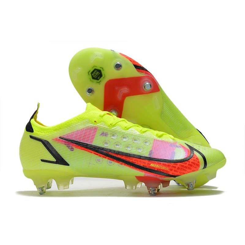 Nike Mercurial Vapor Elite SG Pro Volt Černá Bright Crimson